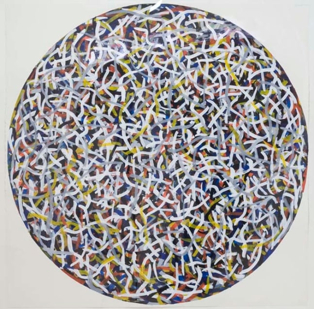 Sol LeWitt 'Circle" 1992 Gouache on paper 60 x 60 in.