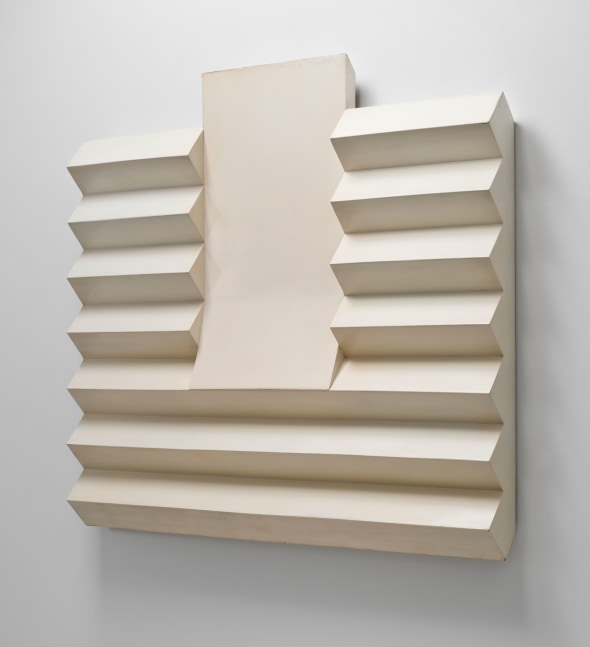 Douglas Huebler Untitled (Wall Relief), 1964 oil on wood approximate: 48 x 55 x 3 in. (121.9 x 139.7 x 7.6 cm)