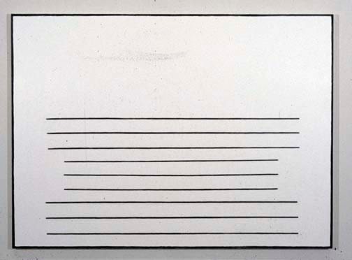 Dan Walsh &quot;Subtitled&quot; 1994 Acrylic on canvas 66&quot; x 90&quot;