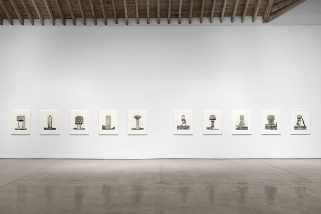 Installation view, Bernd & Hilla Becher, Paula Cooper Gallery, New York, February 24 – March 30, 2024. © Estate Bernd and Hilla Becher, represented by Max Becher, courtesy Die Photographische Sammlung/SK Stiftung Kultur – Bernd and Hilla Becher Archive, Cologne. Courtesy Paula Cooper Gallery, New York. Photo: Steven Probert