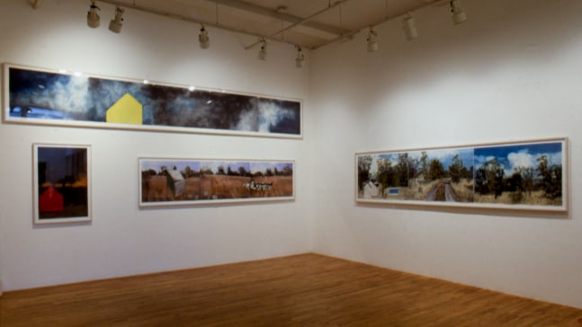 Installation view, Jennifer Bartlett, Paula Cooper Gallery, 155 Wooster Street, New York, April 4 - 27, 1985. © Jennifer Bartlett. Courtesy Paula Cooper Gallery, New York, Marianne Boesky Gallery, New York, and The Jennifer Bartlett 2013 Trust. Photo: Geoffrey Clements.