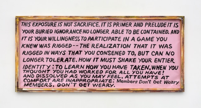 Installation view, Jonathan Borofsky, Mandy Harris Williams, Curated By Laura Hunt February 13 – March 10, 2018