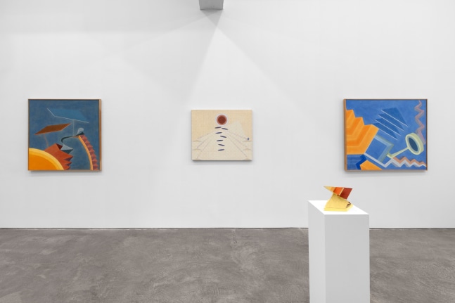 Installation view, Mark di Suvero and Leonard Contino, October 22 – November 28, 2020