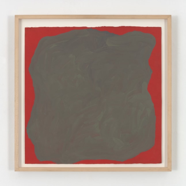 Sol LeWitt "Irregular Form" 1998 Gouache on paper 22 x 22 in.