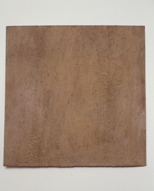 Meg Webster &quot;Woodash&quot; 1996 Woodash on paper 20 x 20 1/4&quot;