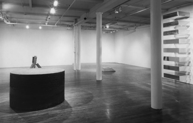 Installation view, Changing Group Exhibition, Paula Cooper Gallery, 155 Wooster Street, New York, December 2 - 23, 1987. Photo: D. James Dee.