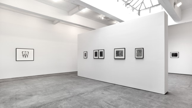 Installation view, Bruce Conner, May 7 – June 21, 2013