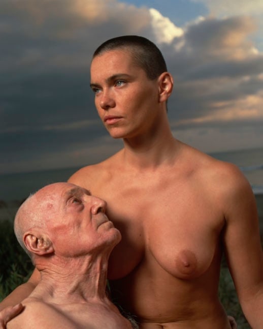 Andres Serrano "A History of Sex (Antonio and Ulrike)" 1995 Cibachrome, silicone, plexiglass, wood frame 60" x 49 1/2"