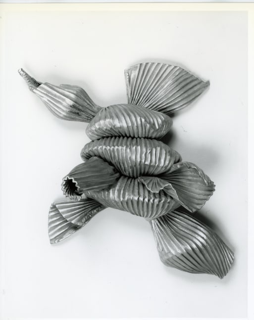 Lynda Benglis &quot;Untitled #I&quot; 1990 Stainless steel mesh, copper, babbit 20&quot; x 17&quot; x 10&quot;