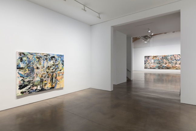 Installation view, Cecily Brown, A Day! Help! Help! Another Day!, October 27 – December 2, 2017