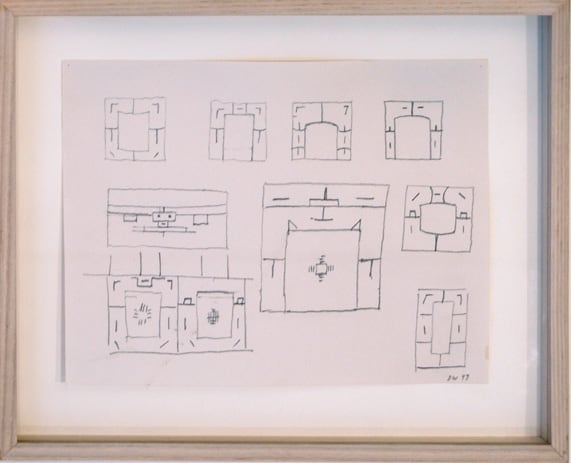Dan Walsh "Untitled" 1997 Pencil on paper 6 1/2 x 8 3/4"
