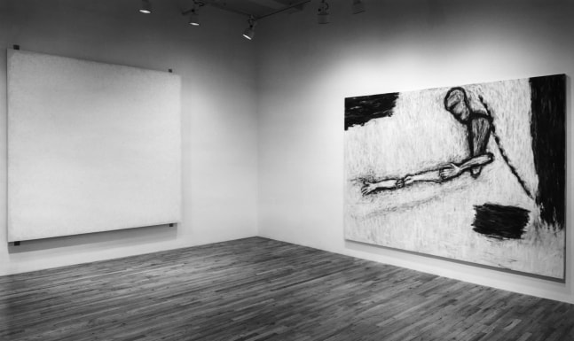 Installation view, A Painting Exhibition, Paula Cooper Gallery, 155 Wooster Street, New York, January 18 - February 1983. Photo: Geoffrey Clements.