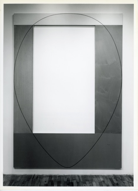 Robert Mangold &quot;Four Color Frame Painting #4&quot; 1984 Acrylic, pencil on canvas 120&quot; x 84&quot;