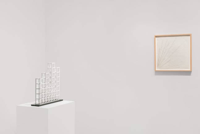 Installation view, Sol LeWitt, Cubic Forms, January 16 – February 7, 2021