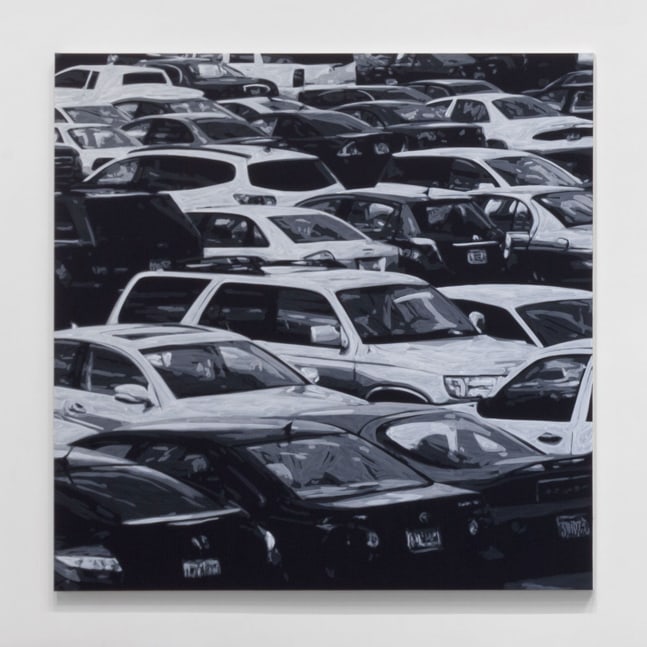 Wayne Gonzales Untitled, 2013 acrylic on canvas 84 x 84 in. (213.4 x 213.4 cm)