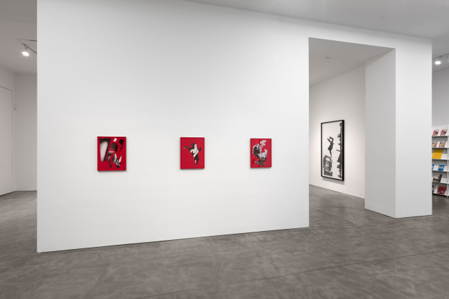 Installation view, Sarah Charlesworth, February 23 – March 23, 2019