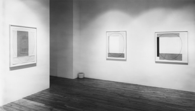 Installation view, Frame Paintings 1983-84, Paula Cooper Gallery, 155 Wooster Street, New York, April 91 - May 17, 1984. Photo: Geoffrey Clements.