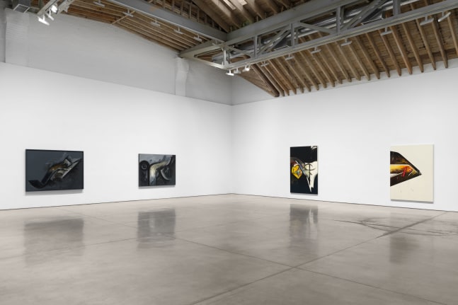 Installation view, Garnets on the Boulder, Jay DeFeo Paintings of the 1980s, Paula Cooper Gallery, New York, October 30 - December 13, 2025. © 2025 The Jay DeFeo Foundation/Artists Rights Society (ARS), New York. Courtesy Paula Cooper Gallery, New York. Photo: Steven Probert.