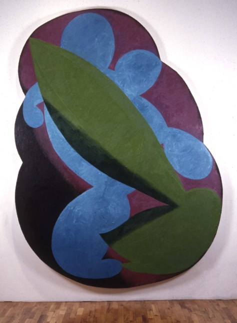 Elizabeth Murray &quot;Brush's Shadow&quot; 1980 Oil on canvas 9'8&quot; x 7' 2 1/2&quot;
