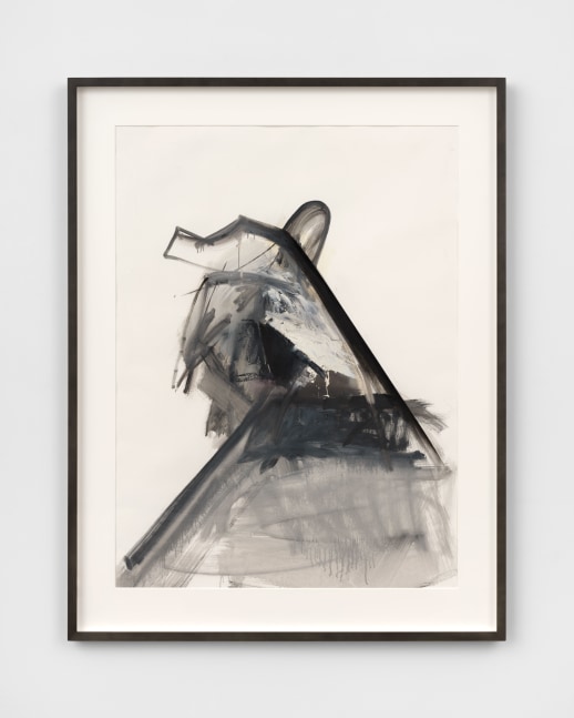 Jay DeFeo, Summer Image No. 2, 1983, acrylic on paper, 59 x 45 inches (149.9 x 114.3 cm) 