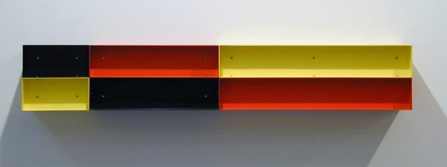 Donald Judd &quot;Untitled&quot; 1987 Paint on aluminum 12 x 71 x 11 3/4 in.
