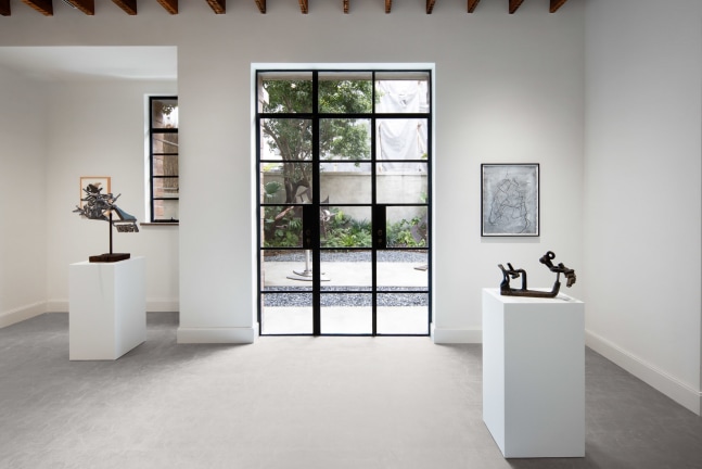 Installation view, Resonance: A Group Exhibition, Paula Cooper Gallery’s special project at No. 30 Yuhua New Village, Shanghai, November 6 - December 26, 2024. Courtesy Paula Cooper Gallery. Photo: LING