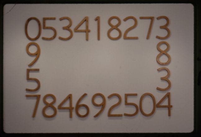 Jonathan Borofsky &quot;Piece of Infinity (G)&quot; 1991 Hardwood (oak), 22 elements 97&quot; x 142&quot; x 1 3/4&quot; overall