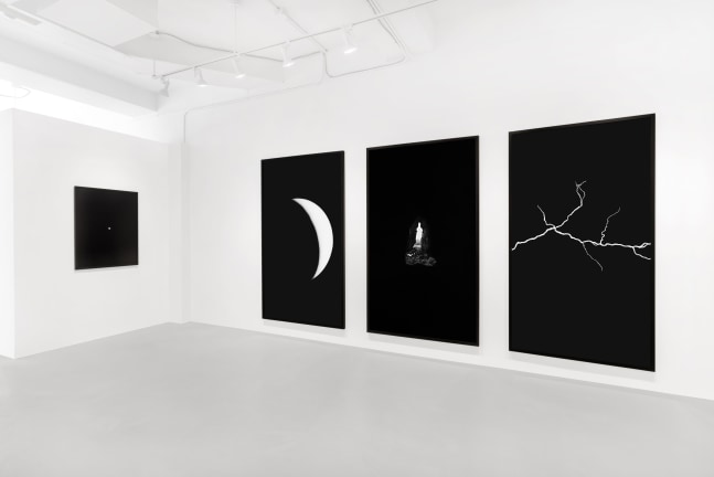 Installation view, Sarah Charlesworth, Ja’Tovia Gary, Christian Marclay, Paul Pfeiffer, The Politics of Desire, February 13 – March 14, 2021