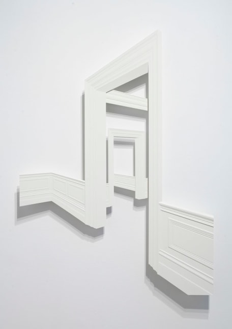 Walid Raad "Untitled Installation" 2017 Painted high density foam 60 1/2 x 44 x 2 in.