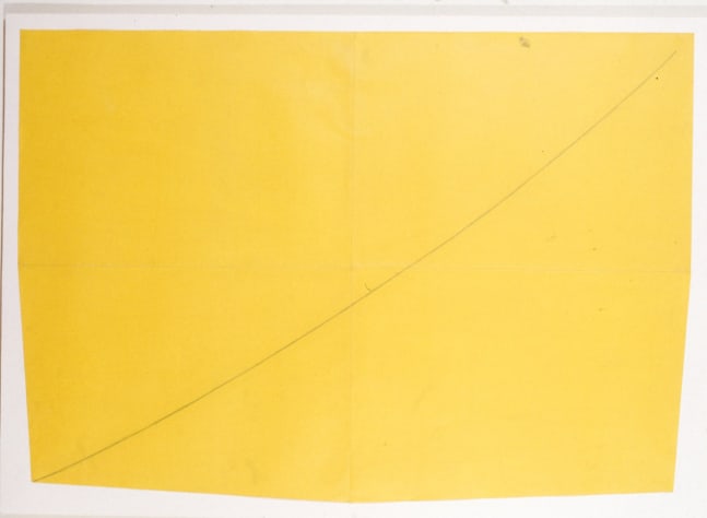 Robert Mangold &quot;Green Ellipse/Gray Frame&quot; 1989 Acrylic and pencil on canvas panel 1: 68 3/4&quot; x 66 1/8&quot; panel 2: 69 1/8&quot; x 66 3/4&quot; overall: 69 1/8&quot; x 133&quot;