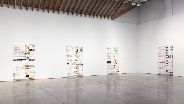 Installation view, Kelley Walker, March 3 – April 18, 2015