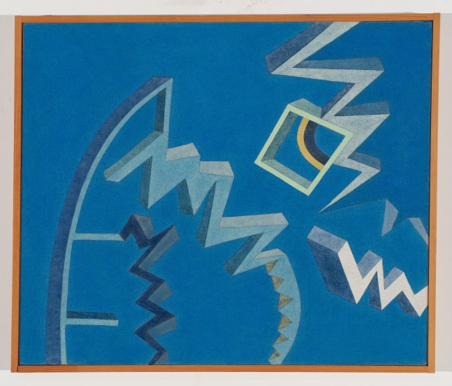 Leonard Contino Dilemma, 1994 acrylic on canvas frame: 21 x 25 x 1 1/2 in. (53.3 x 63.5 x 3.8 cm)
