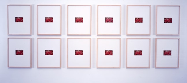 Sherrie Levine "Postcard Collage #6" 2001 12 postcards on matboard each: 20 x 16 in.