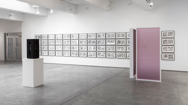 Installation view, Sol LeWitt and Liz Deschenes, September 8 – October 8, 2016