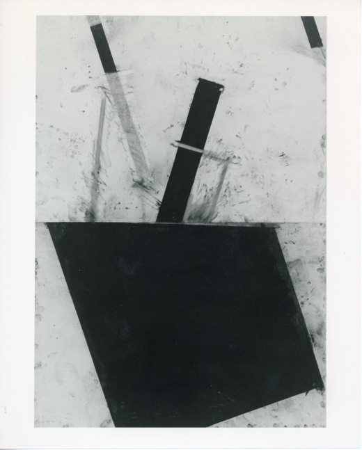 Joel Shapiro &quot;Untitled&quot; 1986 Charcoal and chalk on paper 61 1/2&quot; x 43 1/4&quot;