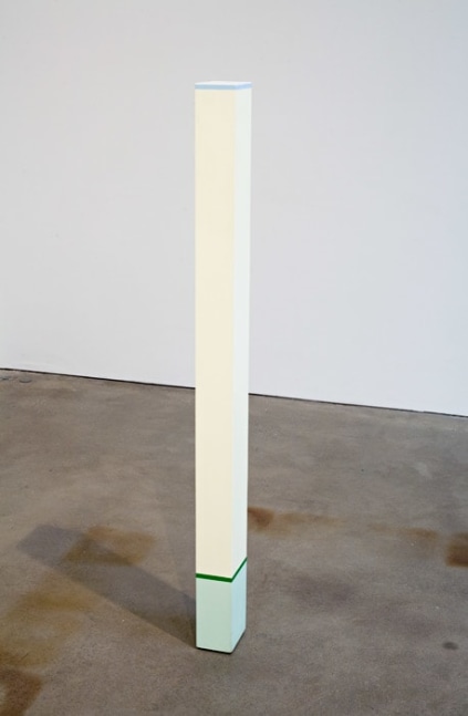 Anne Truitt "Breeze" 1978 Acrylic on wood 60 1/4 x 5 1/2 x 4 in.