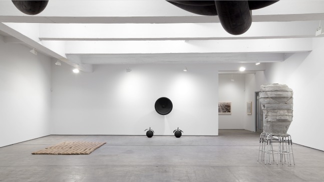 Installation view, Liz Glynn, Justin Matherly, Amy O’Neill, Nadine Robinson, Michael Sailstorfer, Sculpture, January 28 – March 12, 2011