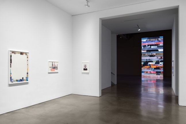 Installation view, Christian Marclay: Subtitled, Paula Cooper Gallery, New York, September 12 – October 19, 2024. Courtesy Paula Cooper Gallery, New York. Photo: Steven Probert