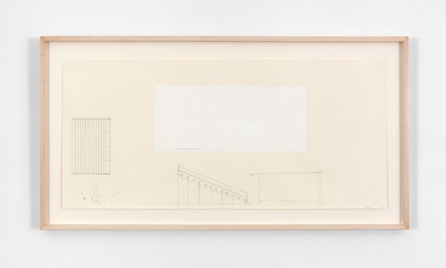 Dan Walsh "Project Rampe 003" 1999 Ink and acrylic on paper 18 x 39"