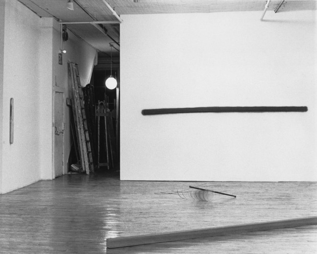 Installation view, Art For Peace, September 1970, Paula Cooper Gallery, 96-100 Prince Street, New York. Photo: Susan Horowitz.