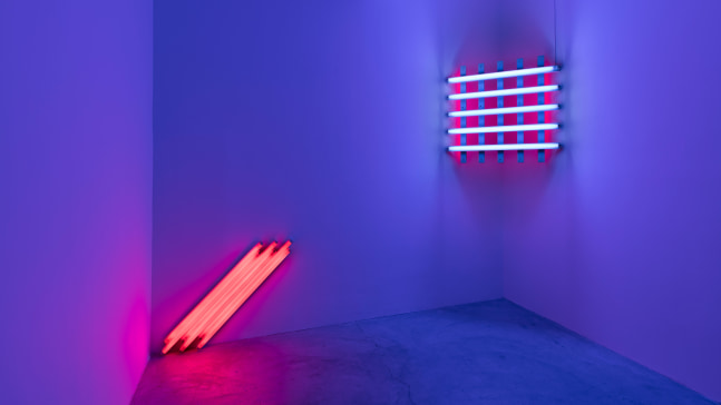 Installation view, Dan Flavin, November 3, 2016 – January 17, 2017