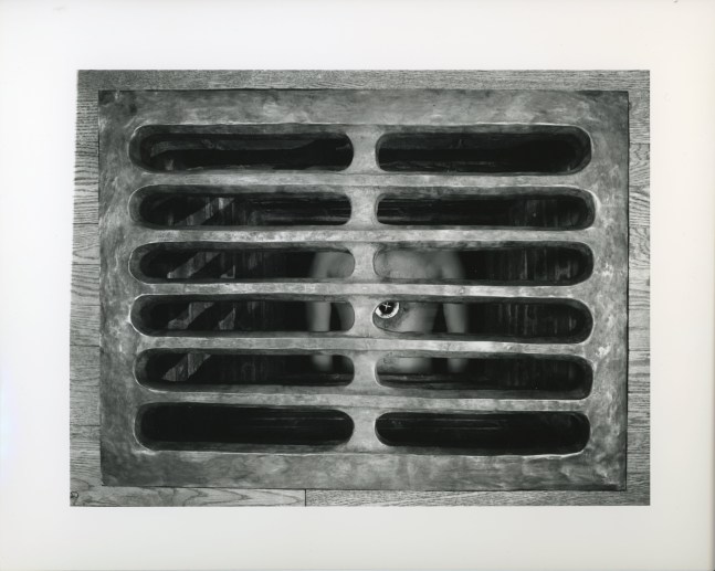 Robert Gober &quot;Untitled&quot; 1993-94 Bronze, wood, brick, alminum, beeswax, human hair, chrome, pump and water 56&quot; x 37 1/2&quot; x 34&quot;