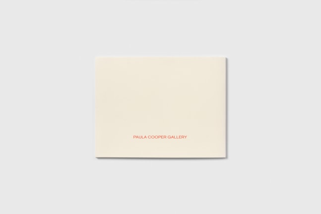 Donald Judd Back Cover