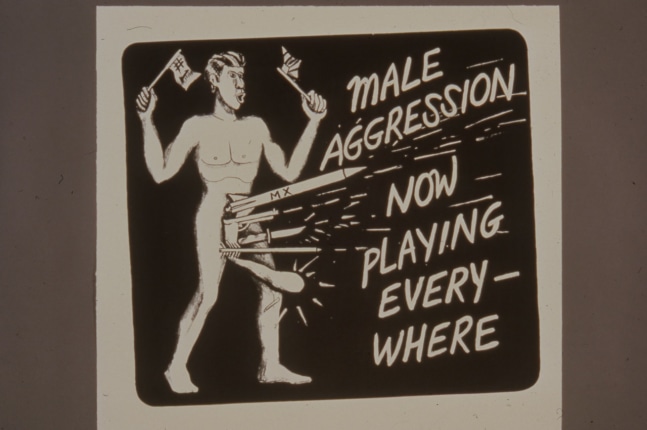 Jonathan Borofsky &quot;Male Aggression at 2,978,803&quot; 1986 1 color screenprint (black version) printed on Arches Cover paper 42 1/2&quot; x 46&quot;