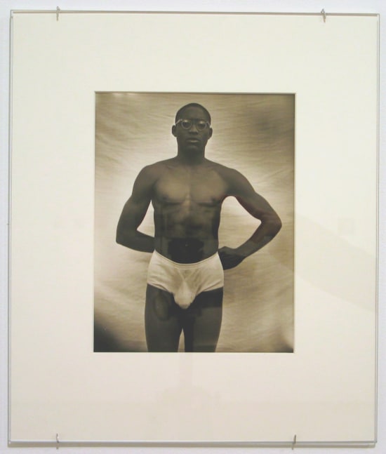 Arnie Zane "Untitled (Bill, torso)" 1974 Gelatin silver print 9 1/2 x 7 1/4 in.