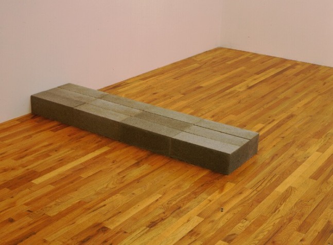 Carl Andre &quot;Wollaston&quot; 1992 Quincy granite, 12 units 6&quot; x 72&quot; x 18&quot; overall