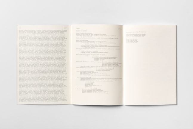 Adrian Piper Decide Who You Are 2