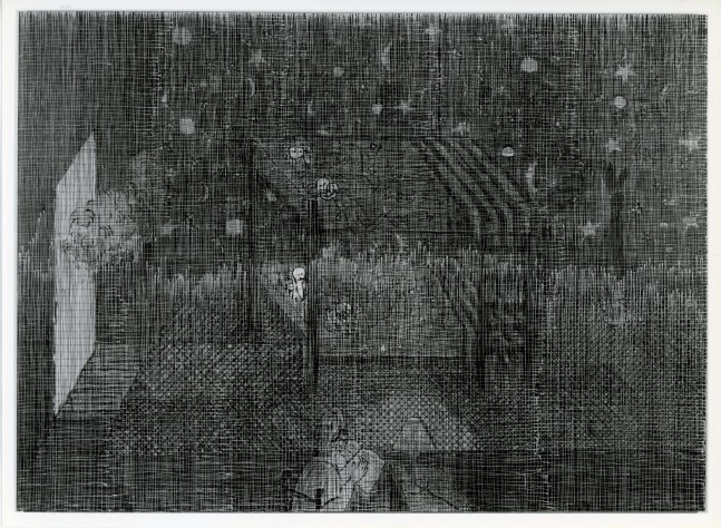 Jennifer Bartlett &quot;Earth: Bedtime&quot; 1993-95 Oil on canvas 78&quot; x 108&quot;