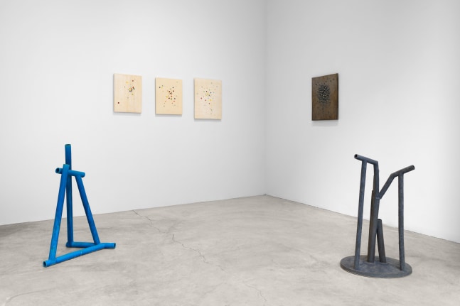 Installation view, Tetsuya Yamada: 7 Sculptures and Paintings in Ceramic, Paula Cooper Gallery, New York, October 18 – November 15, 2025. © Tetsuya Yamada. Courtesy Paula Cooper Gallery, New York. Photo: Steven Probert
