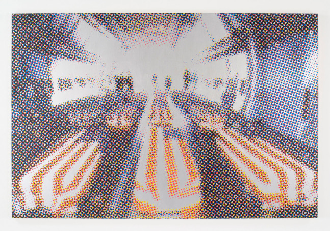 Wayne Gonzales "Untitled" 2007 Acrylic on canvas 50 x 75 in.